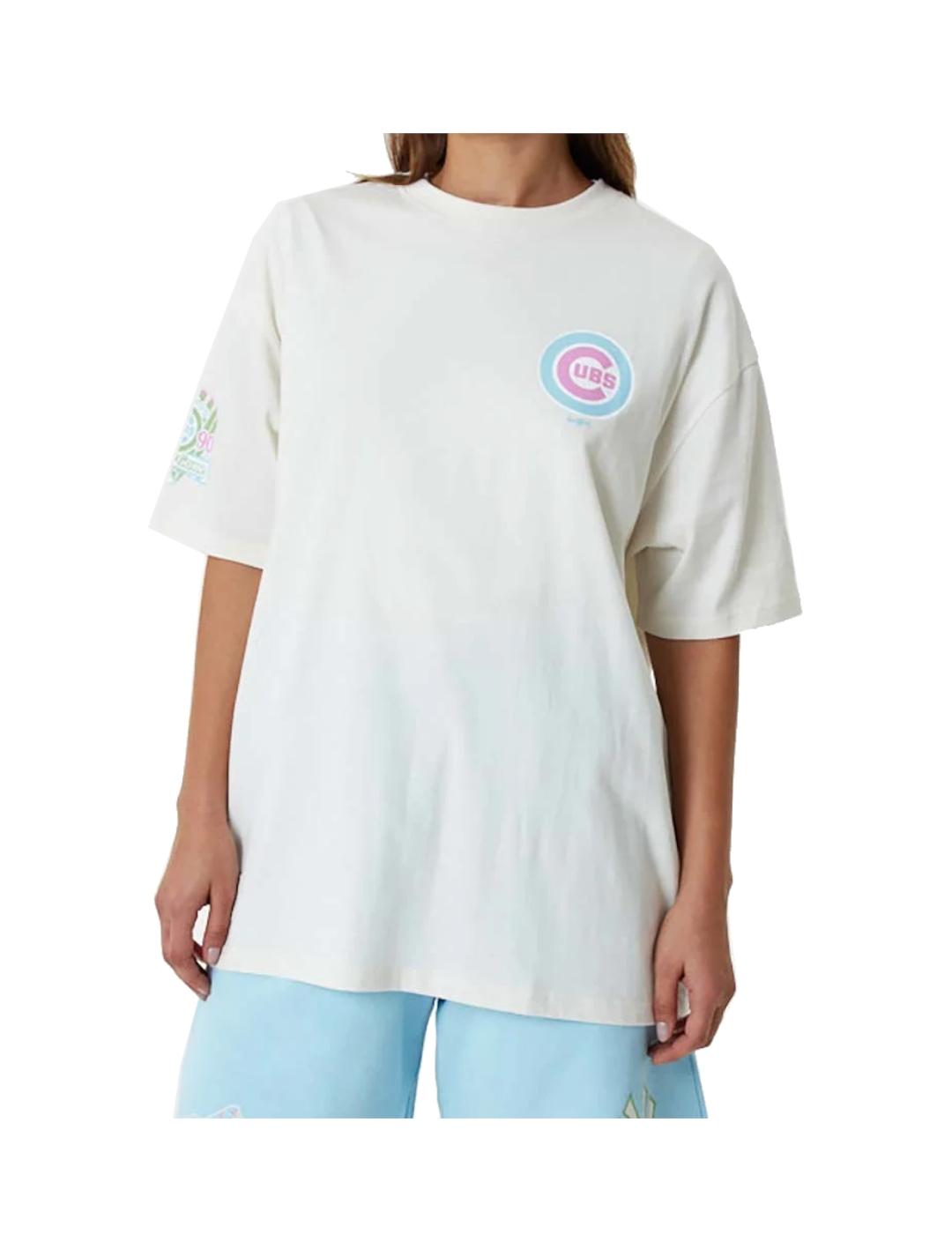 New era 60357130 MLB Pastel Chicago Cubs Short Sleeve T-Shirt