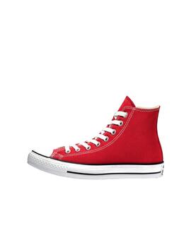 Zapatilla Converse All Star Alta Lona Rojo