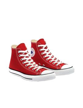 Zapatilla Converse All Star Alta Lona Rojo