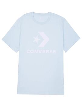 Camiseta Converse Go-To Star Chevron Logo Azul
