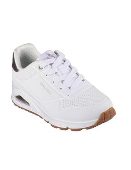 Zapatilla Skechers K Uno Gen1 S-Away WHT