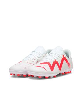 Bota Puma Future Play MG JR Blanco