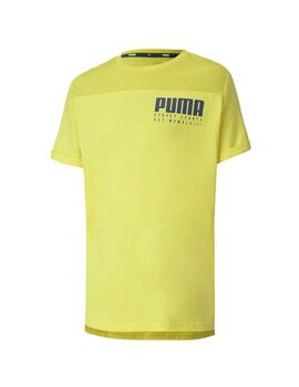 Camiseta Puma Alpha Adv Niño Amarilla