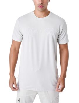 Camiseta Project X Paris Bordado Beige/Blanco