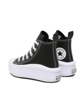 Zapatilla Converse Move Alta Piel PS Negro/Blanco