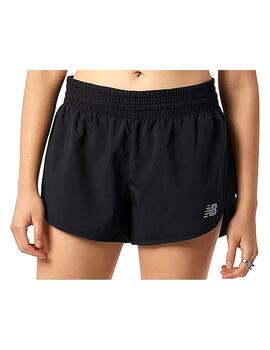 Short NB Accelerate 2.5 inch Mujer Negro