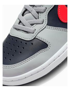 Zapatilla Nike PS Court Borough Low Recraft Gris