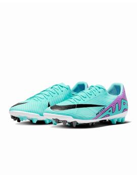 Bota Nike M Zoom Vapor 15 Academy AG Turquesa/Lila