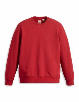 Sudadera Levis M Original HM Crew Rojo