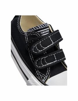 Zapatilla Converse AS 2V Baja Lona Bebé Negro