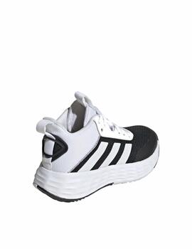 Zapatilla Adidas Ownthegame 2.0 K Negro/Blanco