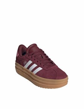 Zapatilla Adidas J VL Court Bold Granate/Gum