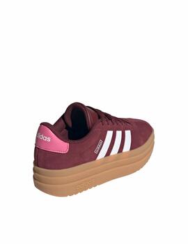 Zapatilla Adidas J VL Court Bold Granate/Gum