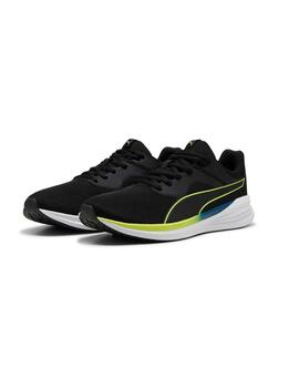 Zapatilla Puma M Transport Negro/Lima para hombre