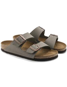 Sandalia Birkenstock M Arizona BS Nobuck Acero