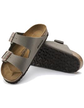 Sandalia Birkenstock M Arizona BS Nobuck Acero