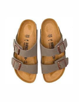 Sandalia Birkenstock W Arizona BS Nobuck Acero