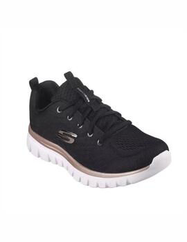 Zapatilla Skechers W Graceful Get Connected BKGD