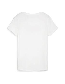 Camiseta Puma W ESS  Graphic Blanco