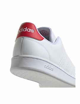 Zapatilla Adidas M Advantage Blanco/Rojo