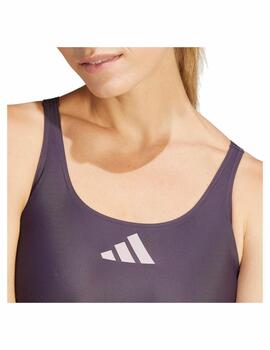 Bañador Adidas Swim W 3 Bars Morado