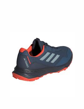 Zapatilla Adidas M Tracefinder Azul/Naranja