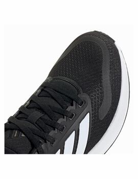 Zapatilla Adidas J RunFalcon 5 Negro/Blanco