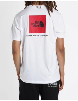 Camiseta TNF M S/S Box NSE Blanco