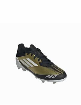 Bota Adidas J F50 League FG/MG Messi Negro/Oro