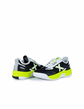 Zapatilla Munich Hooper Kids 03 Negro/Pistacho