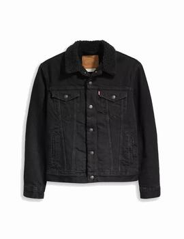 Cazadora Levis M Type Sherpa Negro