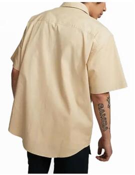 Camisa Converse Elevated Woven Beige