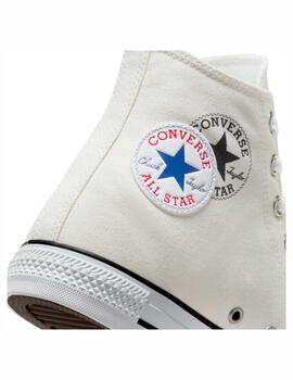 Zapatilla Converse All Star Alta Logo Play Blanco