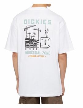 Camiseta Dickies Industrial Zone Blanca