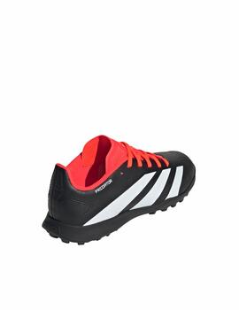 Bota Adidas J Predator League Turf Negro/Naranja