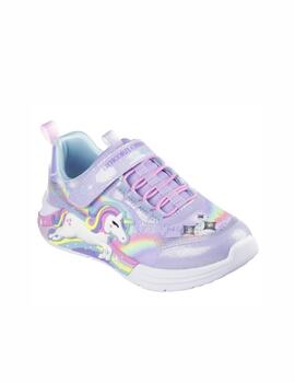 Zapatilla Skechers PS Lights Unicorn Chaser LVMT