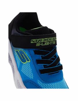 Zapatilla Skechers PS Lights Meteor Krendox BKBL