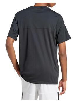 Camiseta Adidas M Tiro Q1 Negro/Blanco
