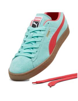 Zapatilla Puma U Suede Terrace Menta/Fresa/Gum