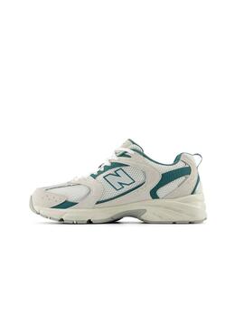 Zapatilla New Balance U 530QA Beige/Turquesa