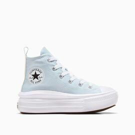 Zapatilla Converse Move Alta Lona PS Celeste para niño