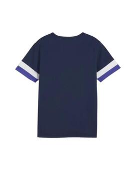 Camiseta Puma JR Individual Rise Marino para niño