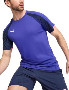 Camiseta Puma M IndividualLiga Morado/Fluor para hombre