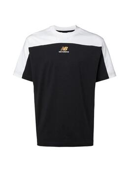 Camiseta New Balance M Classics Color Block Graphic Negro