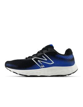 Zapatilla New Balance M 520RW8 Negro y azul para hombre