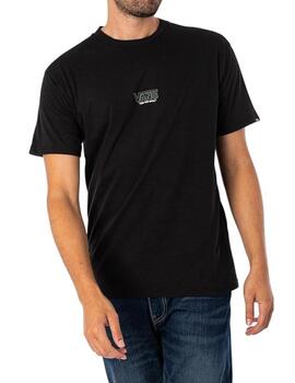 Camiseta Vans M Vanstander SS Negra y verde para hombre