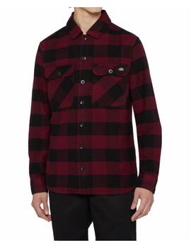 Sobrecamisa Dickies M Sacramento Granate/Negro