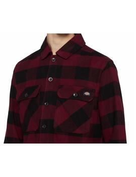 Sobrecamisa Dickies M Sacramento Granate/Negro