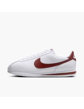 Zapatilla Nike M Cortez Leather Blanco/Granate