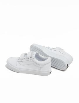 Zapatilla Vans UY Old Skool Tumble Mono Blanco